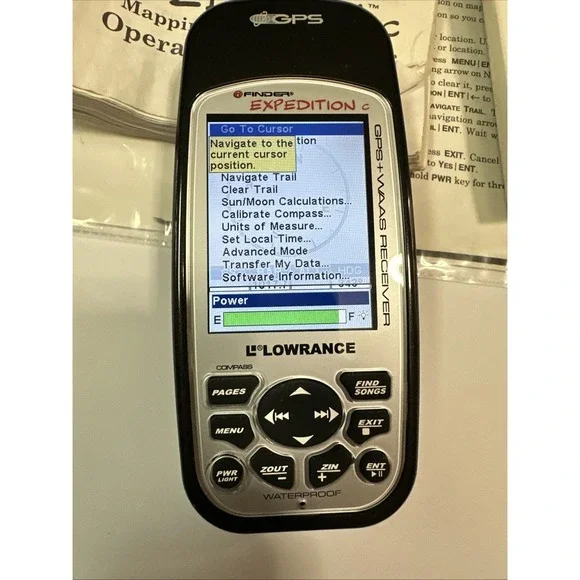 Lowrance iFinder Expedition C GPS & WAAS  Receiver Includes Manuals Map Create 6 - Picture 11 of 15